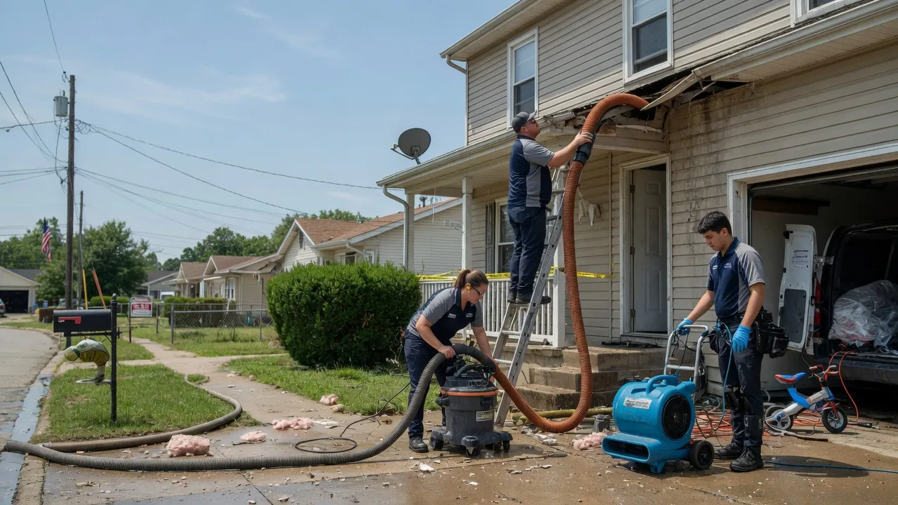 Water Damage Restoration in Gays, IL near me